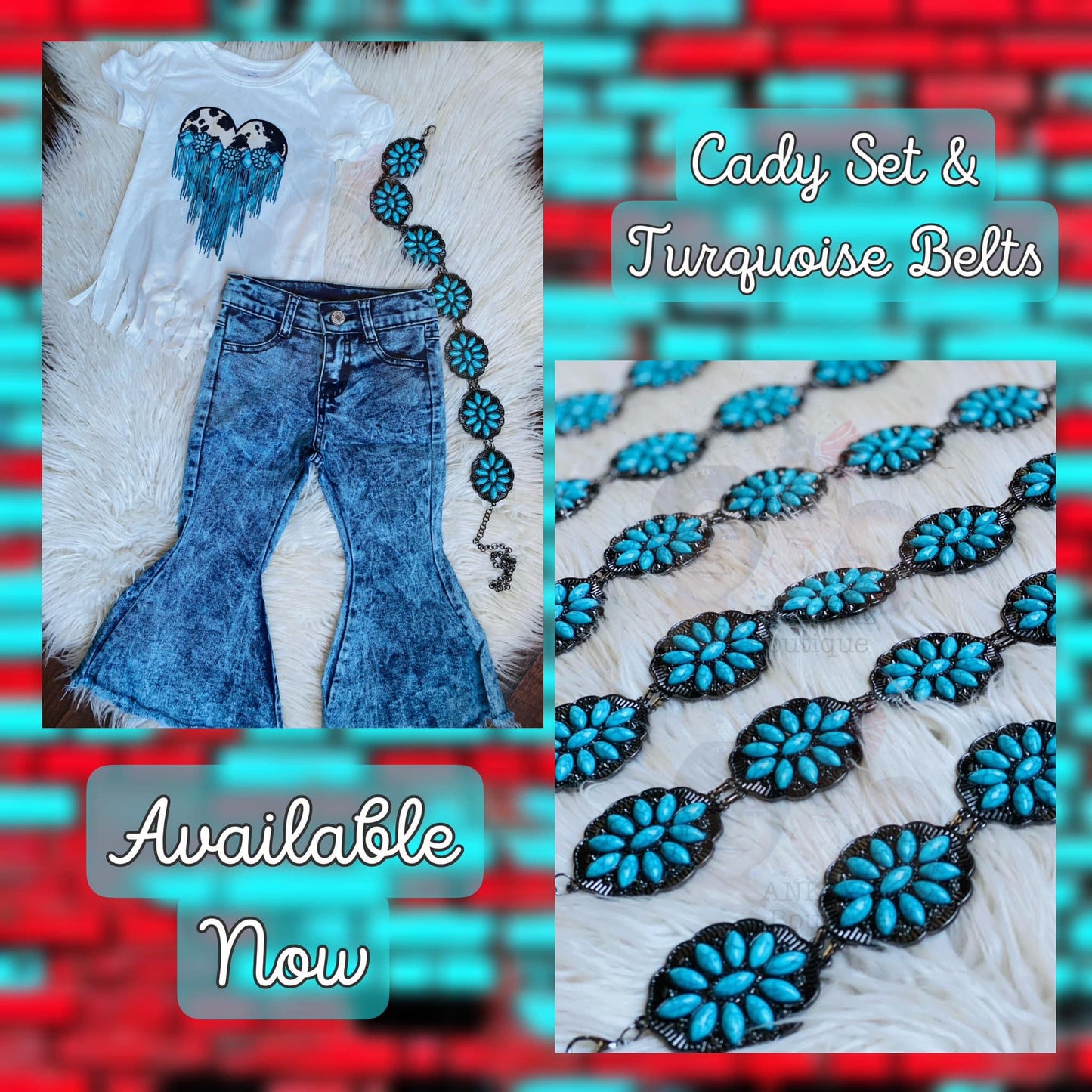 Turquoise Chain Belt