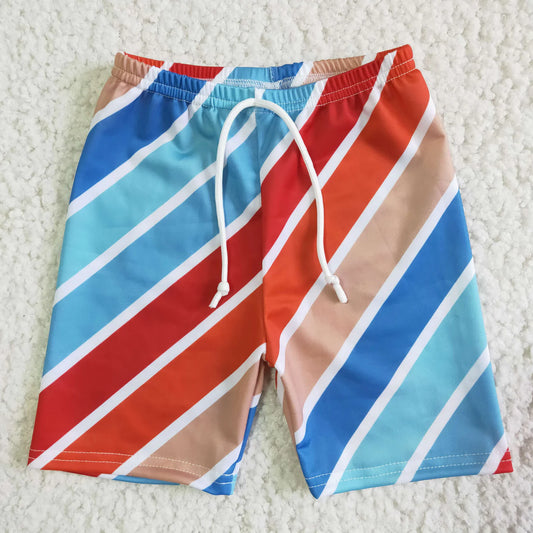 Retro Swim Trunks