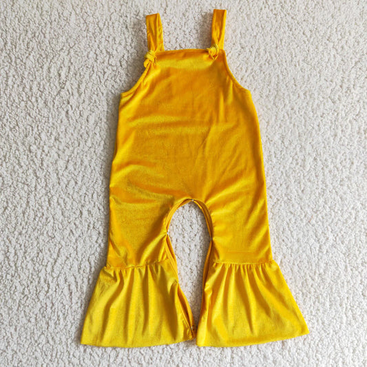 Yellow Overall Velvet Bells