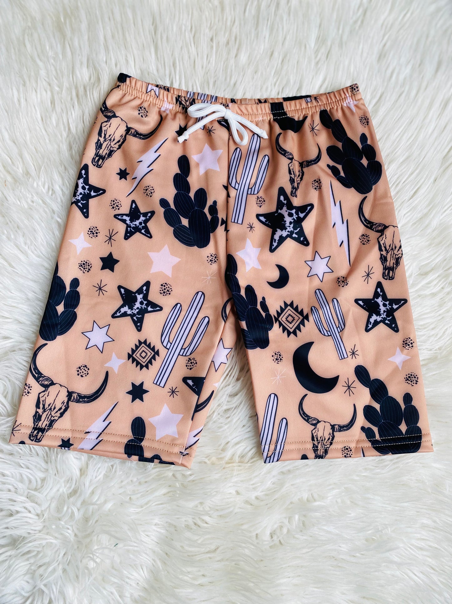 Western Vibes Swim Trunks