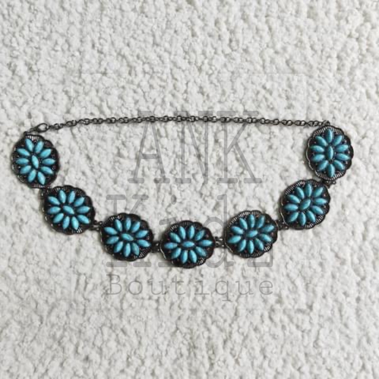 Turquoise Chain Belt